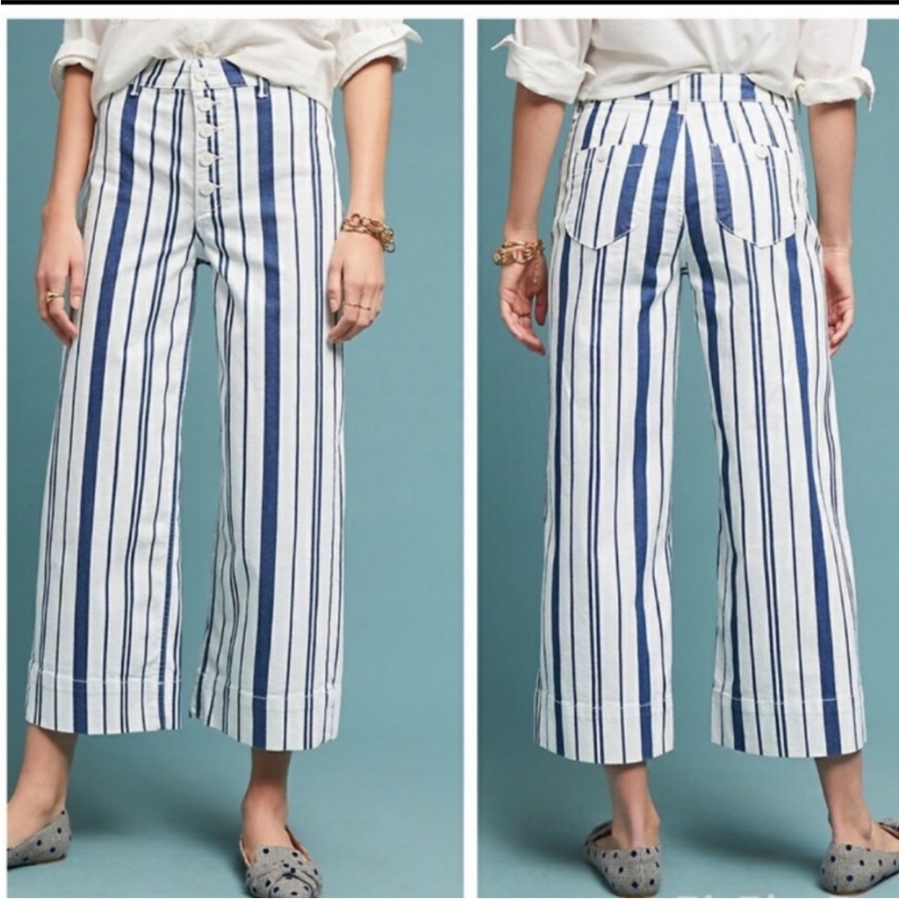 Anthropologie Capitaine Wide Leg Pants. Size 4.